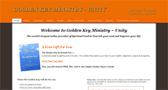 Desktop Screenshot of goldenkeyministry.com