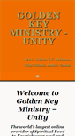 Mobile Screenshot of goldenkeyministry.com